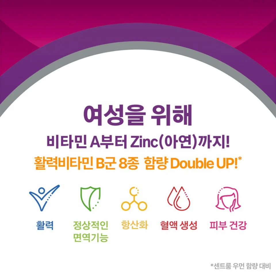 센트룸 우먼 더블업 60정, 1개