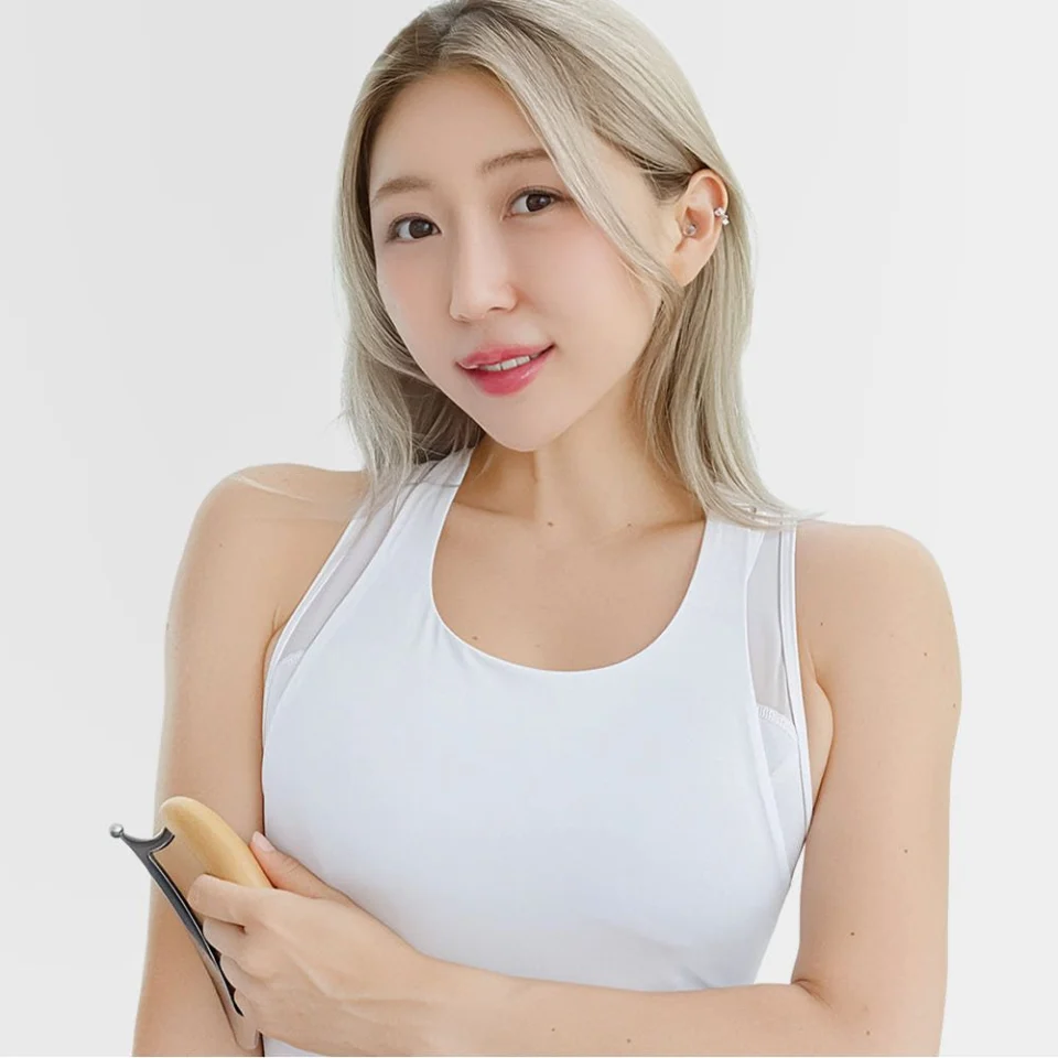 셀루바이 스테인리스괄사 바디 림프 마사지괄사 종아리 케어