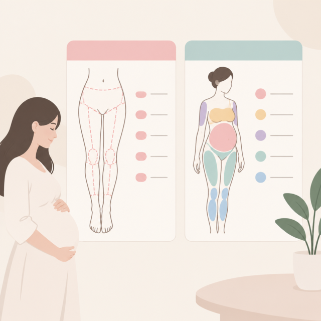 AI 생성 설명 이미지: 임산부 왁싱 도도라인왁싱 파주운정본점 | ‘시술 범위’와 ‘포함 부위’ 구분하기